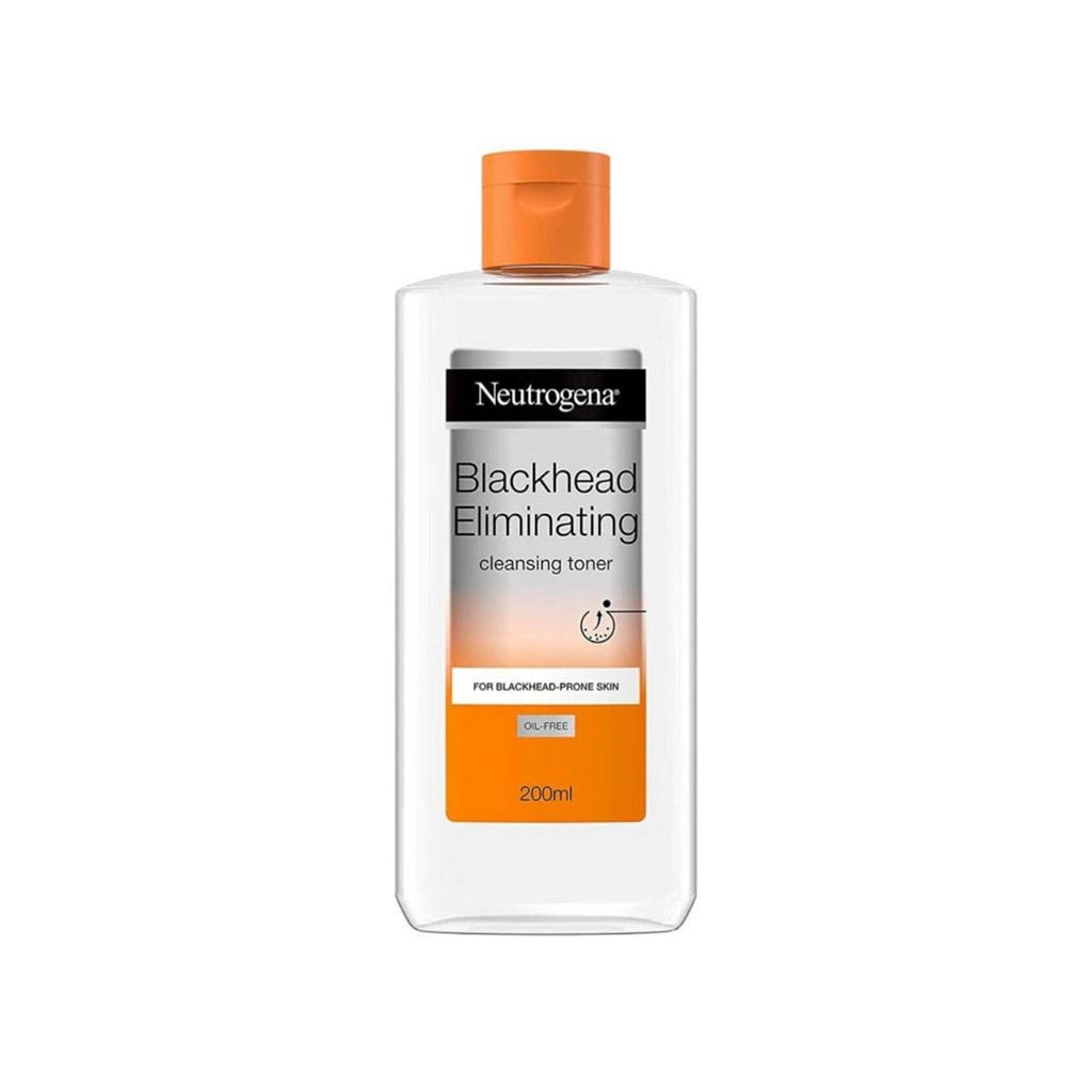 Neutrogena-Blackhead-Eliminating-Cleansing-Toner-–-200 ml- تونر ضد جوش سرسیاه پوست چرب نیتروژنا نوتروژینا - تصویر 1