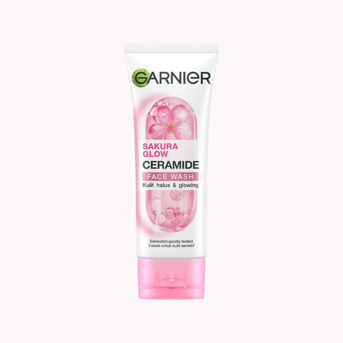Garnier-Sakura-Glow-Ceramide-Face-Wash شوینده صورت ضد لک گارنیر ساکورا گلو 100 میل - تصویر 1