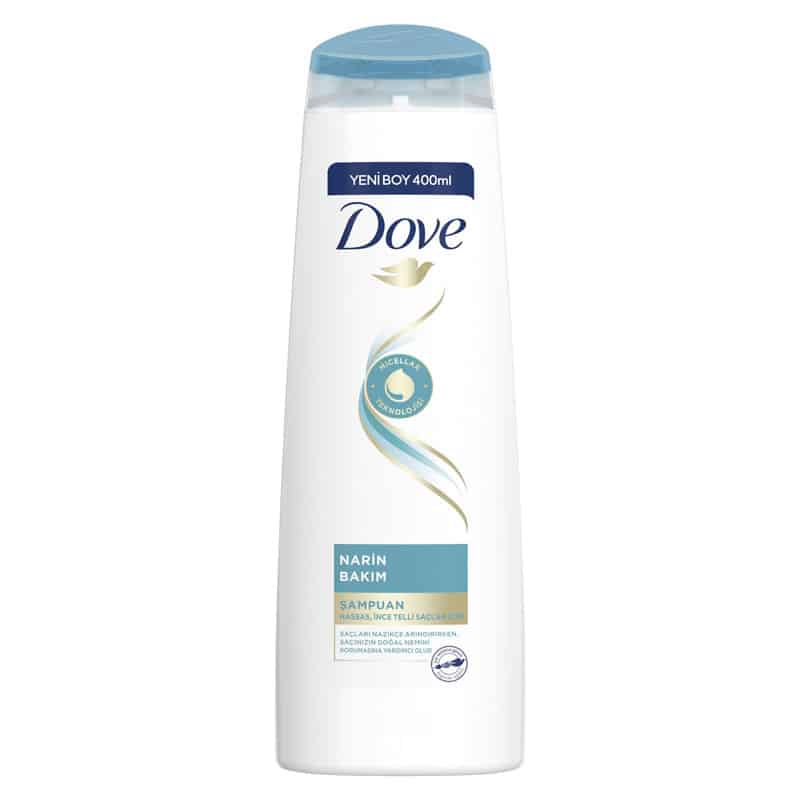 Mislar-Dow-hair-shampoo-narin-bakim-model-suitable-for-sensitive-and-thin-hair-Dow-400-ml شامپو داو DOVE مدل NARIN BAKIM مناسب موهای نازک و حساس - تصویر 1