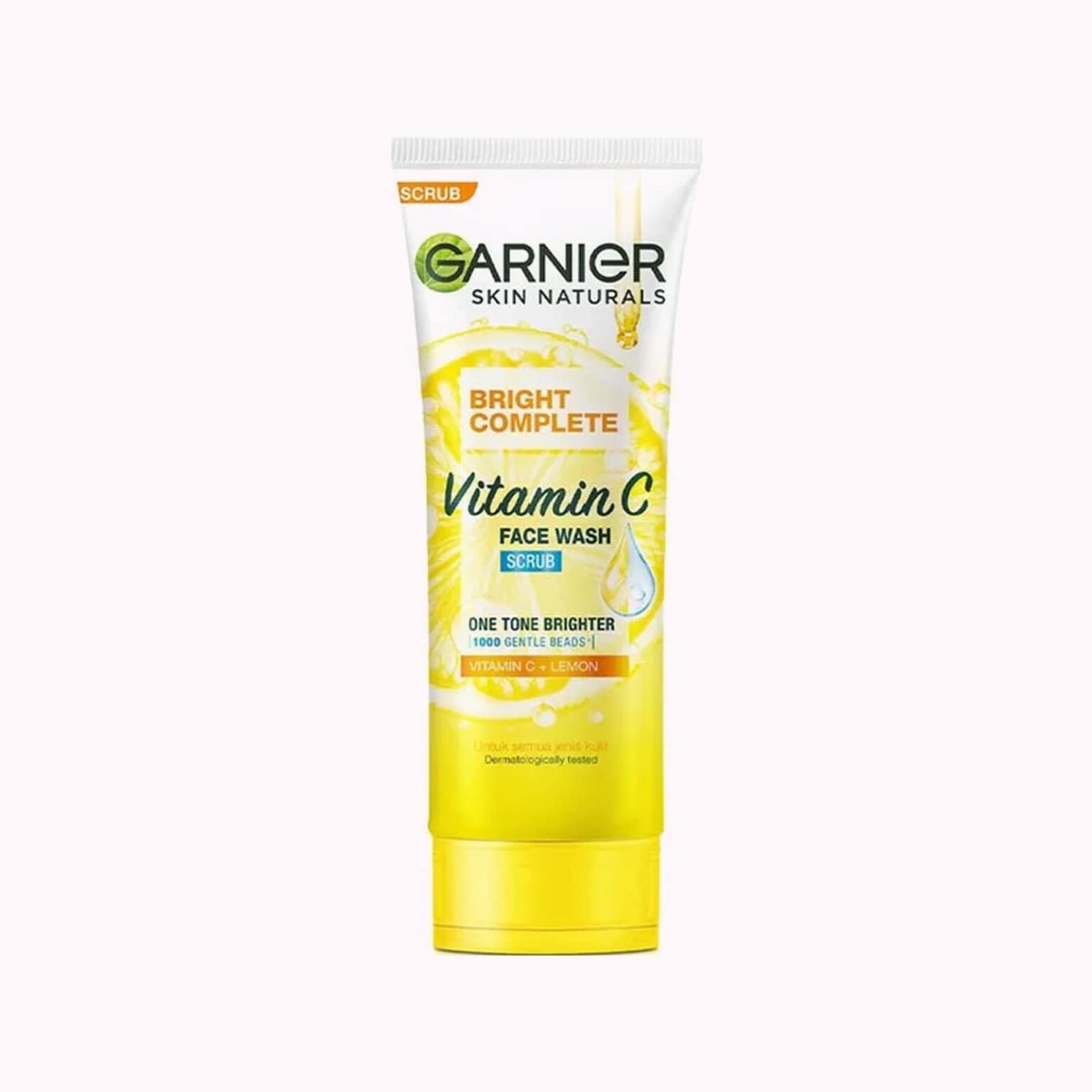 THUMBNAIL-_Garnier_Bright_Complete_Vitamin_C_Face_Wash_Scrub-1536x1536 شوینده و اسکراب روشن کننده ویتامین سی گارنیه 100 میل - تصویر 1