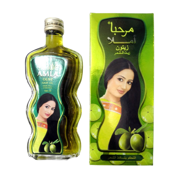 Untitled design.png215454 روغن مو مرحبا املا با عصاره زیتون همراه ویتامین E , اصل هندی , حجم 160 میل - تصویر 1