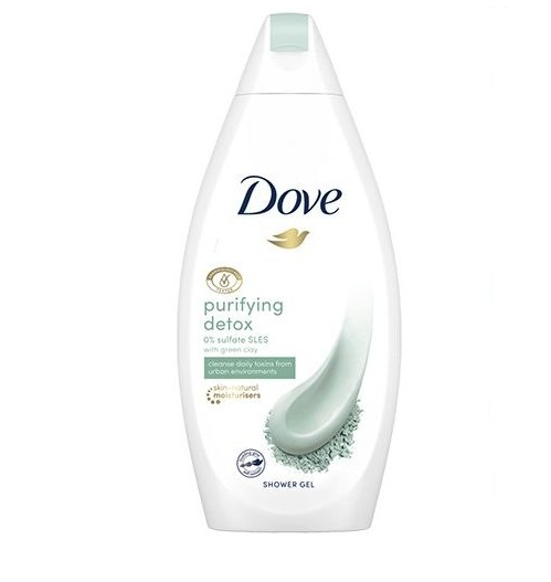 Untitled شامپو بدن داو 500 میل مدل Purifying detox با رایحه خاک رس سبز - Dove bodywash - تصویر 1